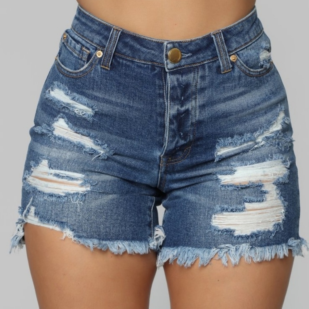 Distressed Jean Shorts from Fashion Nova - Picture 5 of 7